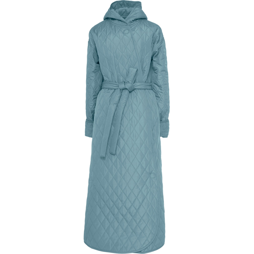 NORDBAEK Badekåbe NORDBAEK Soft Breeze – vindtæt damekåbe med 100% oeko-tex bomuldsfrotté Bath robe Støvet Grøn