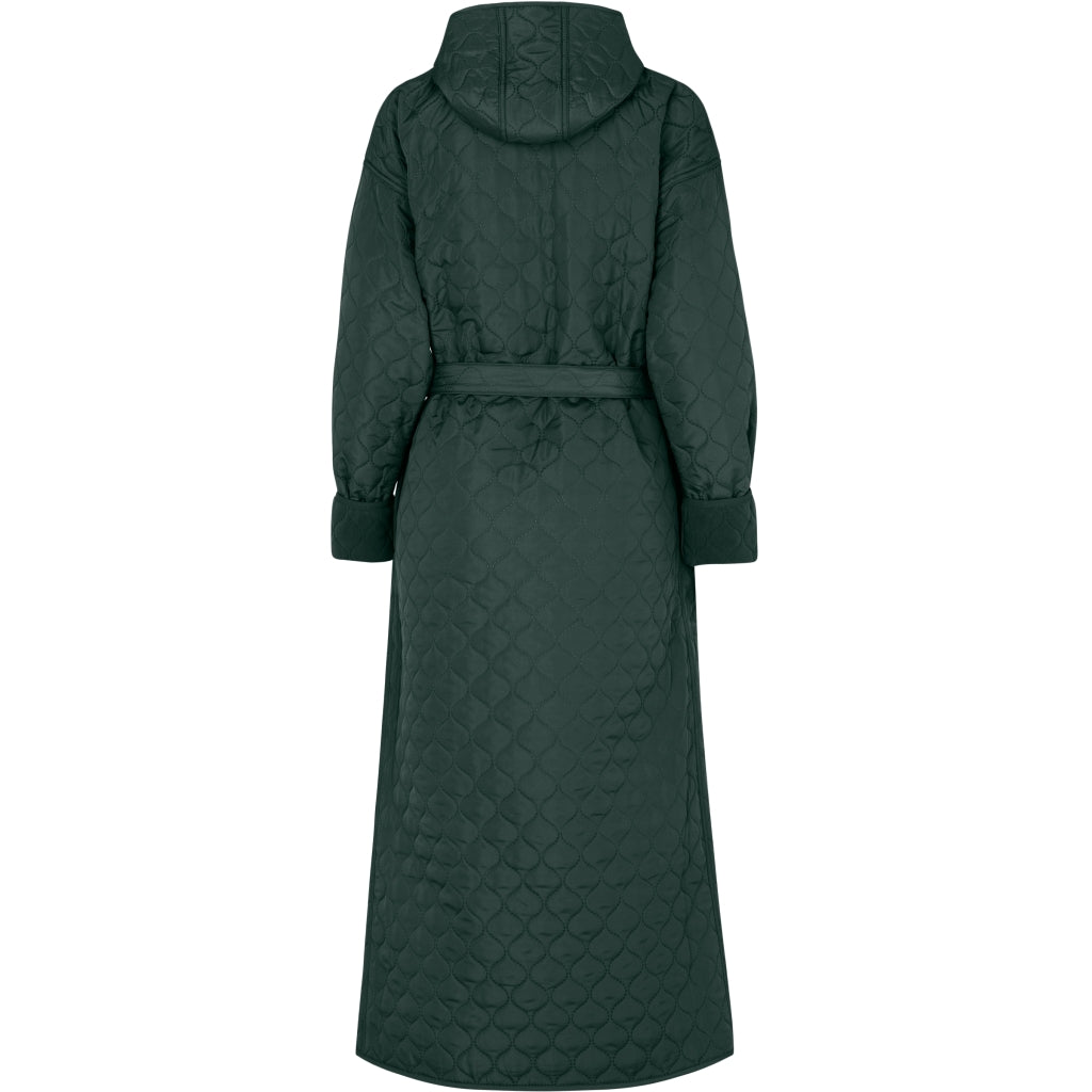 NORDBAEK Badekåbe NORDBAEK Windy Ocean – vindtæt damekåbe med 100% genanvendt fleece Bath robe Green
