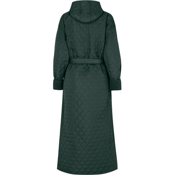 NORDBAEK Badekåbe NORDBAEK Windy Ocean – vindtæt damekåbe med 100% genanvendt fleece Bath robe Mørkegrøn