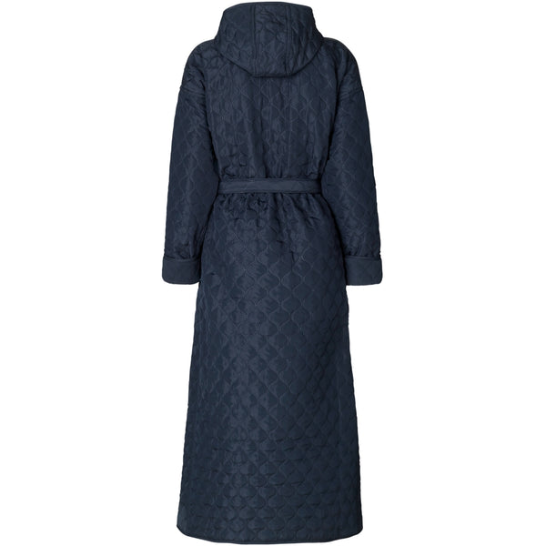 NORDBAEK Badekåbe NORDBAEK Windy Ocean – vindtæt damekåbe med 100% genanvendt fleece Bath robe Navy Blå