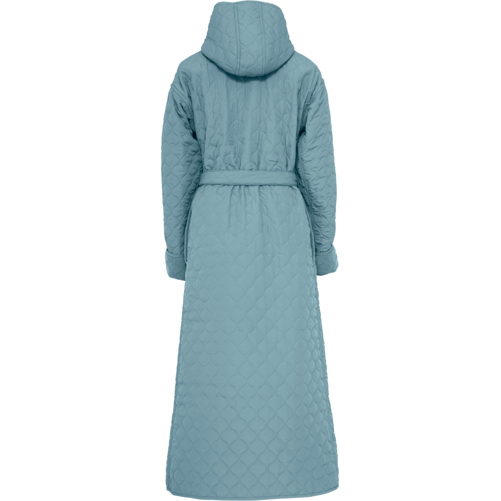 NORDBAEK Badekåbe NORDBAEK Windy Ocean – vindtæt damekåbe med 100% genanvendt fleece Bath robe Aqua